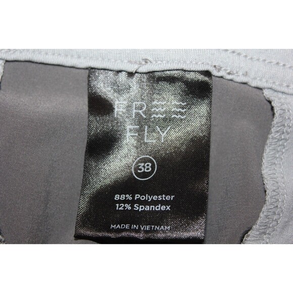 Free Fly Shorts Mens Gray Performance Stretch Chino Golf Quick Dry Casual Sz 38 - Picture 8 of 9